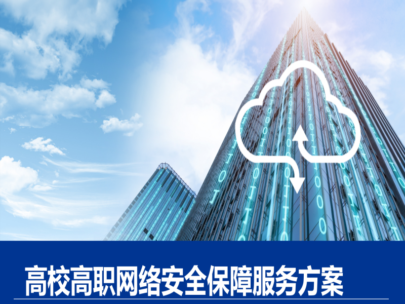 高校高职网络安全保障服务方案