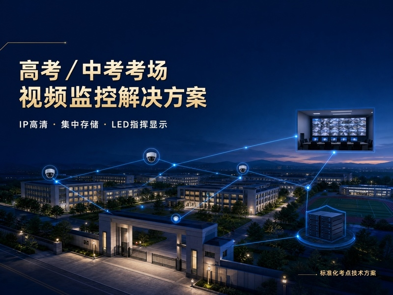 高考中考视频监控解决方案